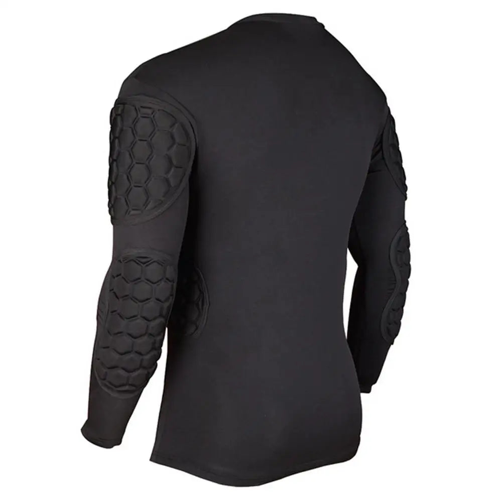 Sports Safety Protection Thicken Gear Soccer Goalkeeper Jersey T-Shirt Outdoor Elbow Football Jerseys Vest Padded Protector