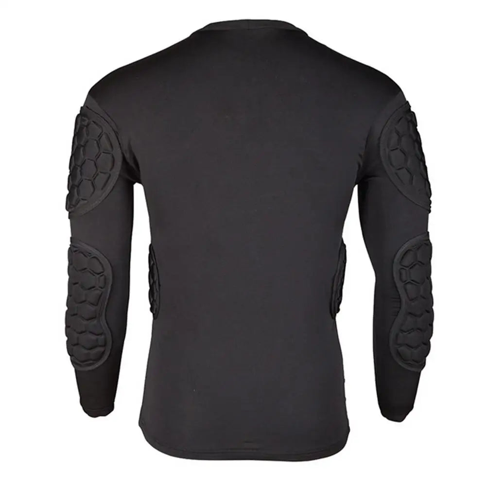 Sports Safety Protection Thicken Gear Soccer Goalkeeper Jersey T-Shirt Outdoor Elbow Football Jerseys Vest Padded Protector