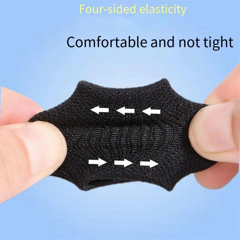 Sports Finger Guard Finger Sleeve Basketball Protective Sleeve Wicks Sweat Volleyball Anti-slip Joint Sprain Bandage Protector