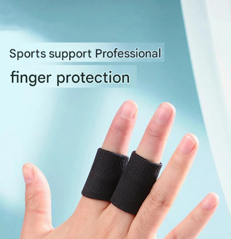Sports Finger Guard Finger Sleeve Basketball Protective Sleeve Wicks Sweat Volleyball Anti-slip Joint Sprain Bandage Protector
