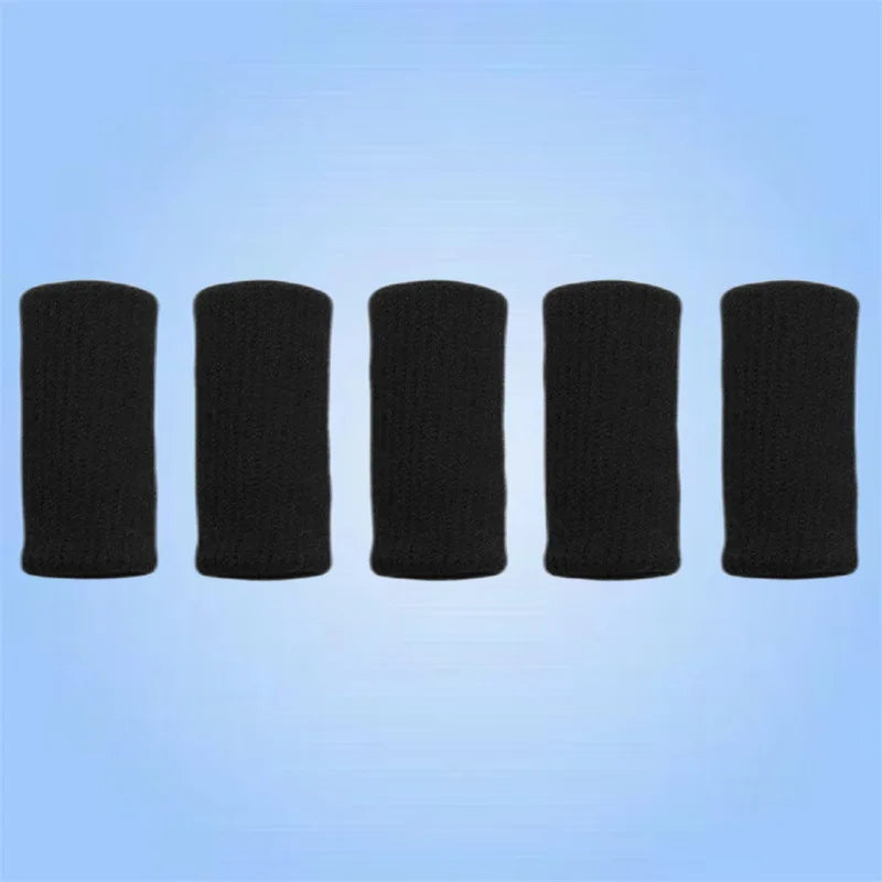 Sports Finger Guard Finger Sleeve Basketball Protective Sleeve Wicks Sweat Volleyball Anti-slip Joint Sprain Bandage Protector